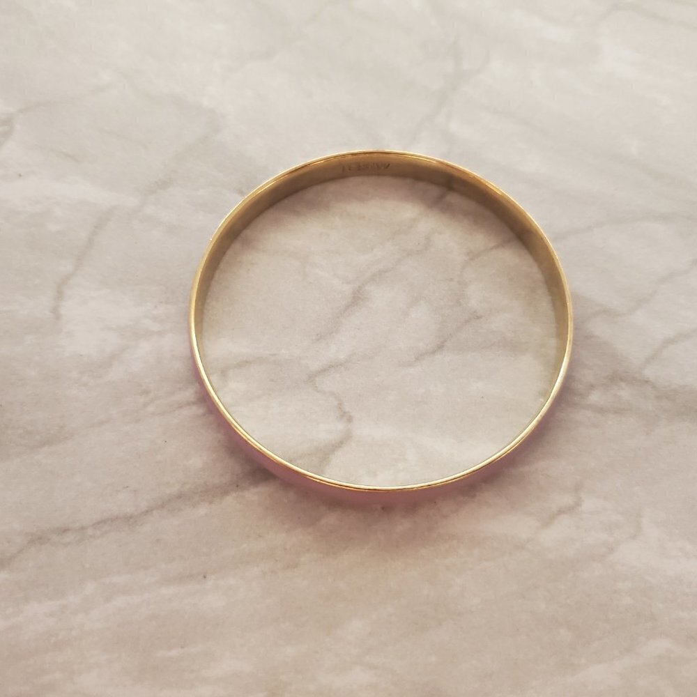 💜 Vintage Y2k 00s 2000's J. Crew Lavender Purple Skinny Bangle 💜 - Picture 6 of 8